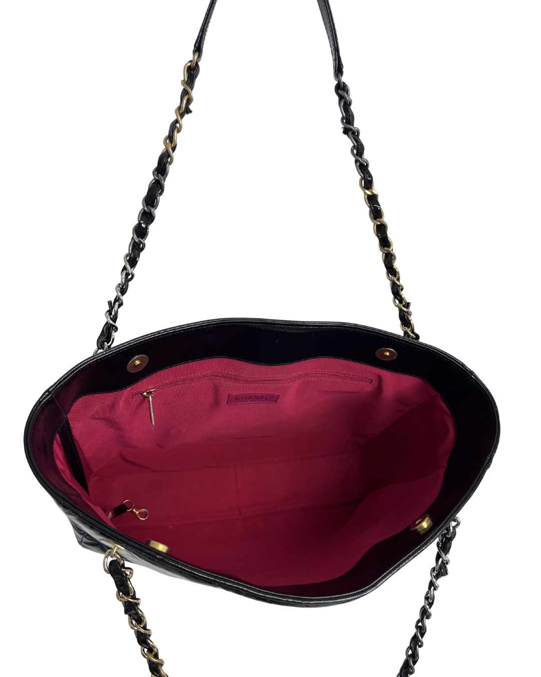 CHANEL Paris Rue Cambon 31 Black Leather Tote Bag