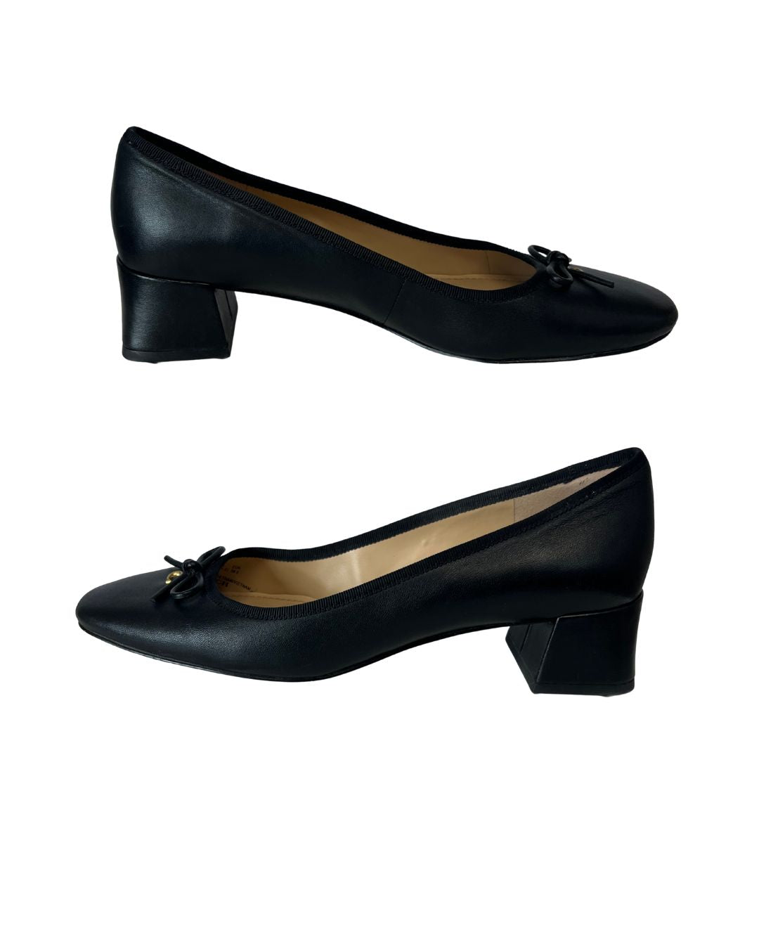 COACH Black Ballet Pumps (US 8)