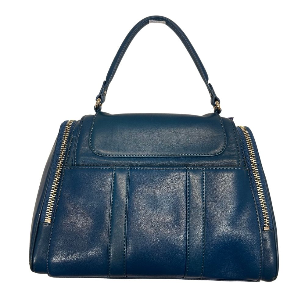 Cole Haan Silver Leather Doctor Bag
