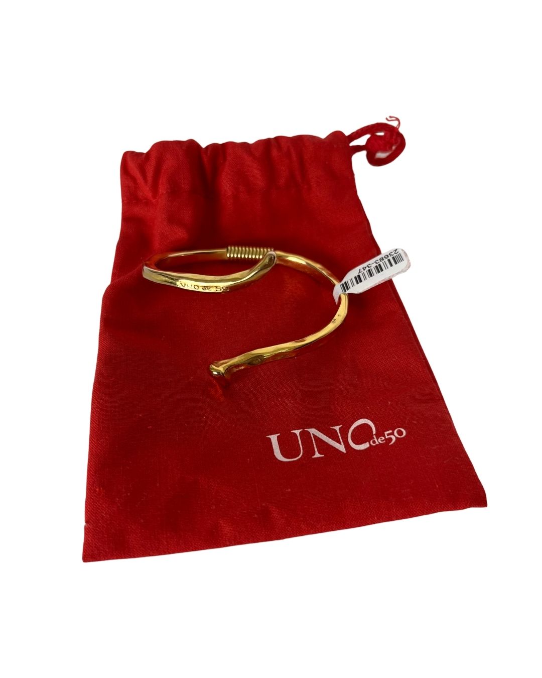 UNOde50 Gold Plated Cuff Bracelet
