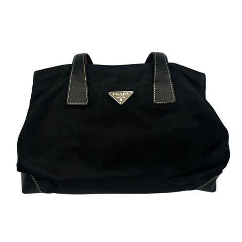 Prada Black Nylon Saffiano Handbag