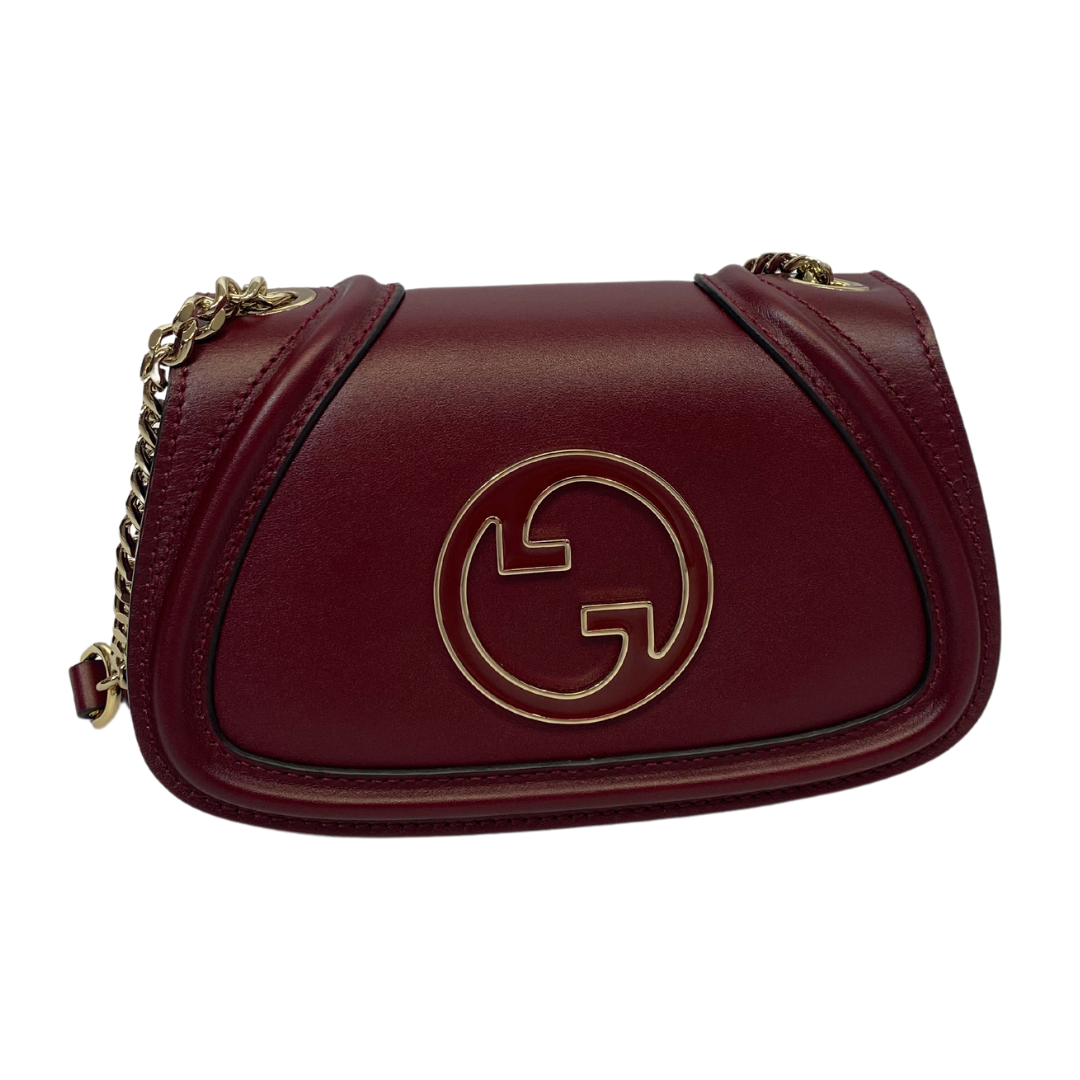 GUCCI Rosso Ancora Red Leather Bag