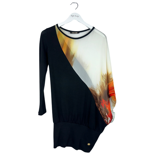 ROBERTO CAVALLI Half and Half Fitted Top