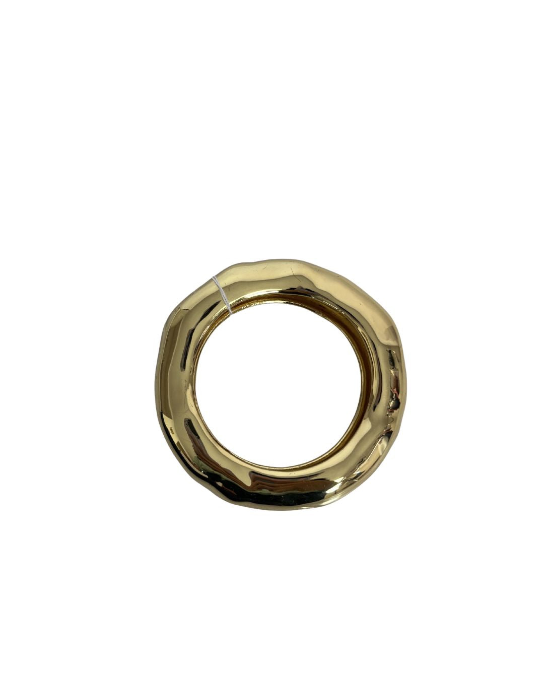 ALEXIS BITTAR Wide Molten Gold Bangle Bracelet