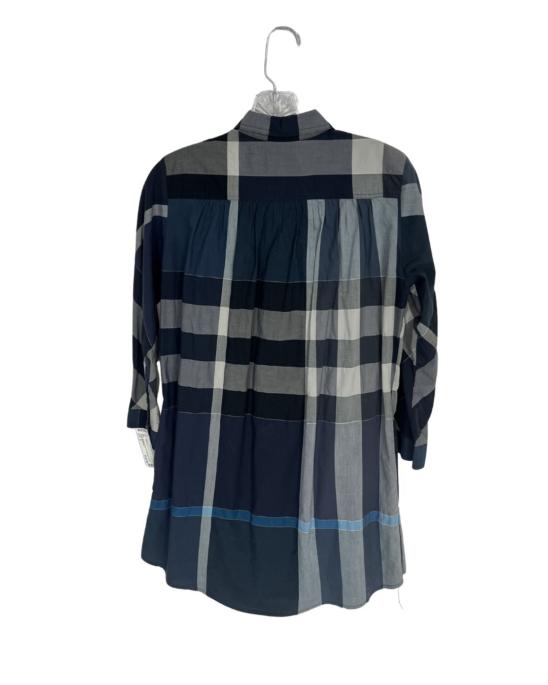 BURBERRY Navy Print Shirt (Size S)