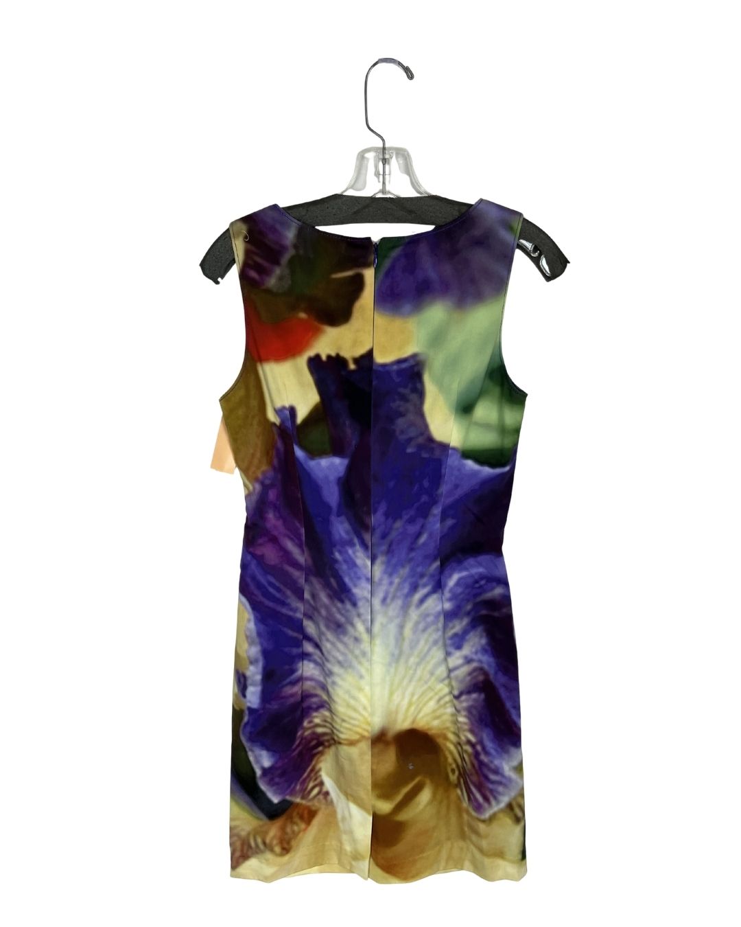OSCAR DE LA RENTA Purple Print Dress (Size 4)