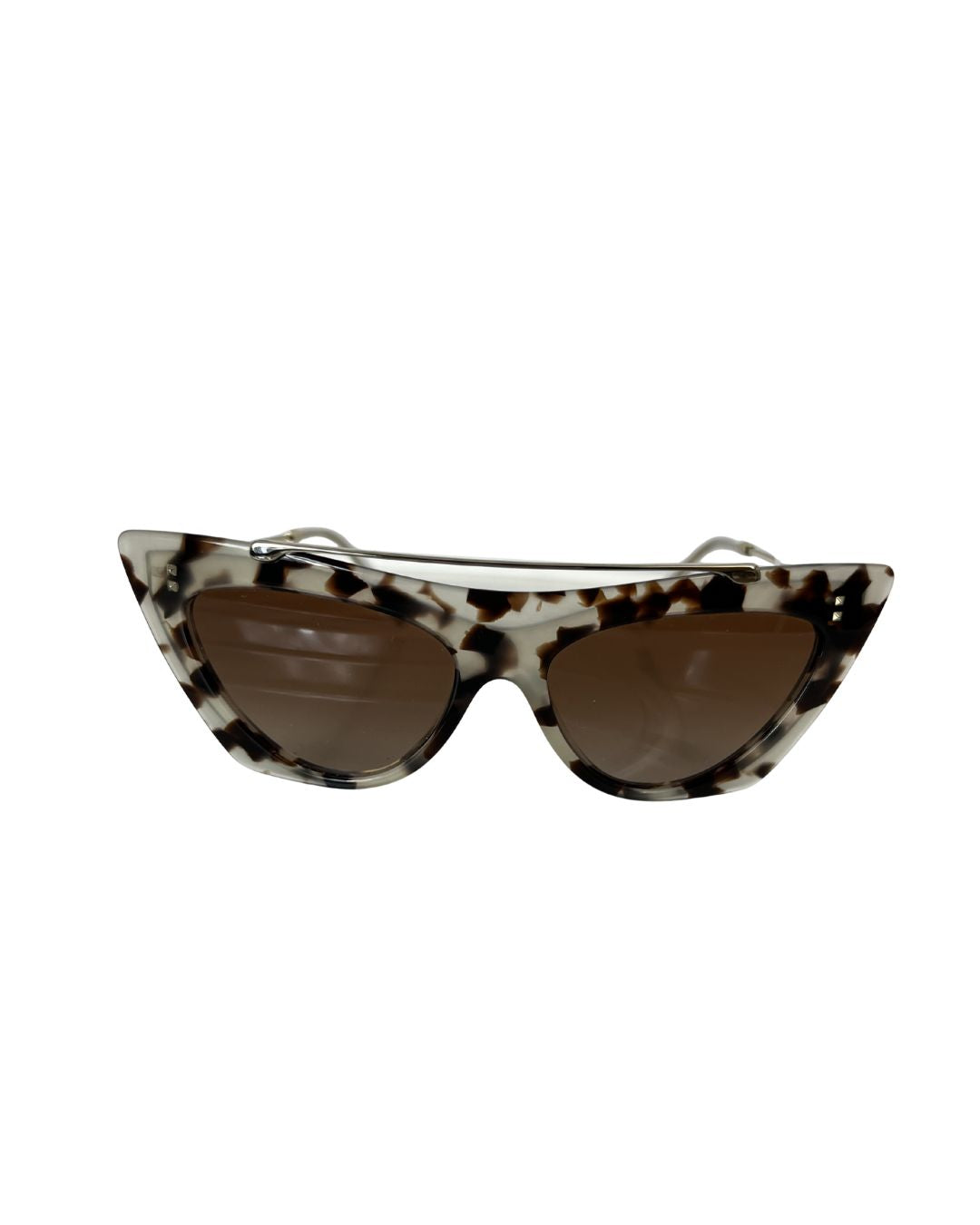 VALENTINO Tortoise Shell Cat-Eye Sunglasses