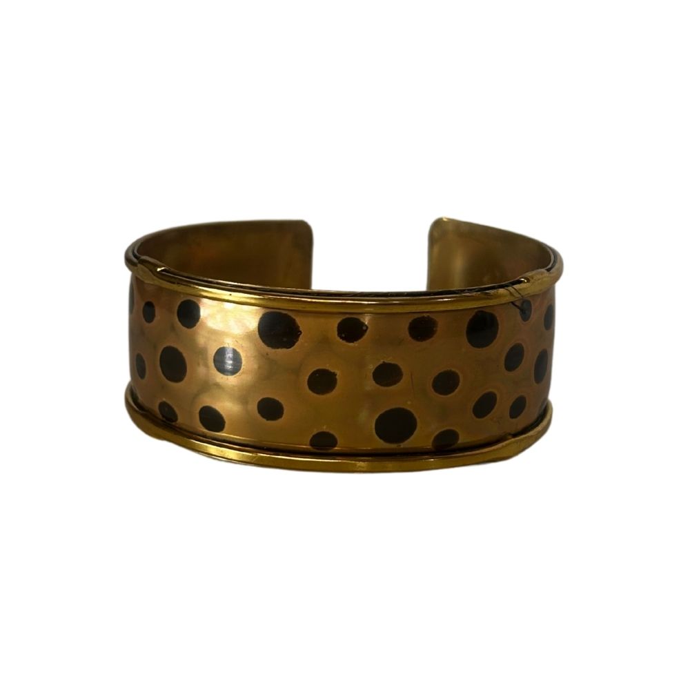 NL Leopard Print Brass Brass JEWELRY