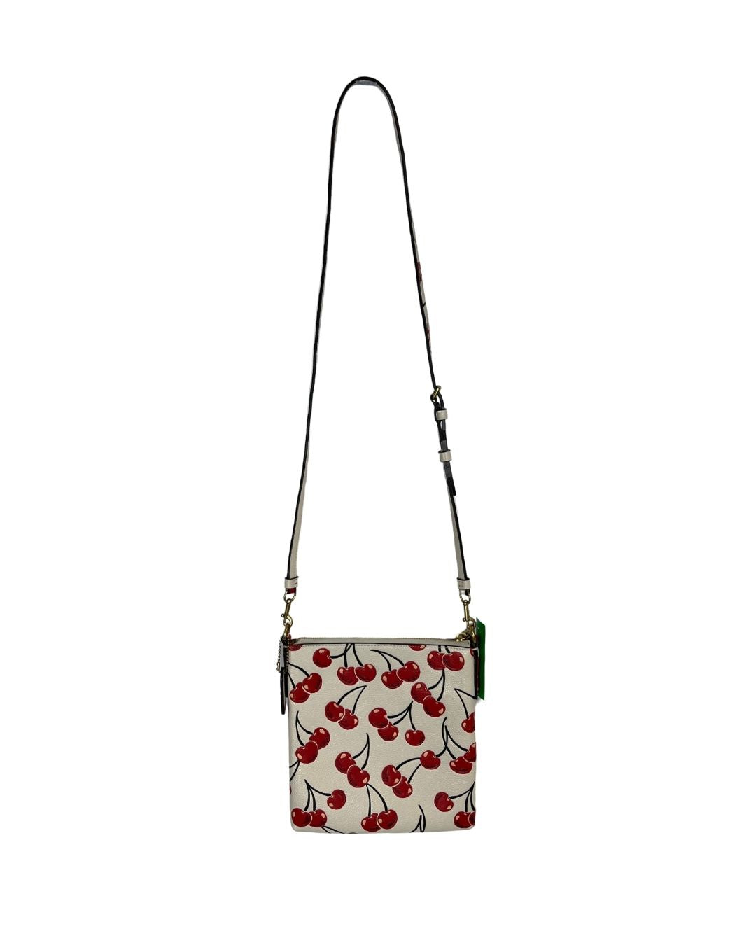 COACH Kitt Messenger Cherry Print Crossbody Purse
