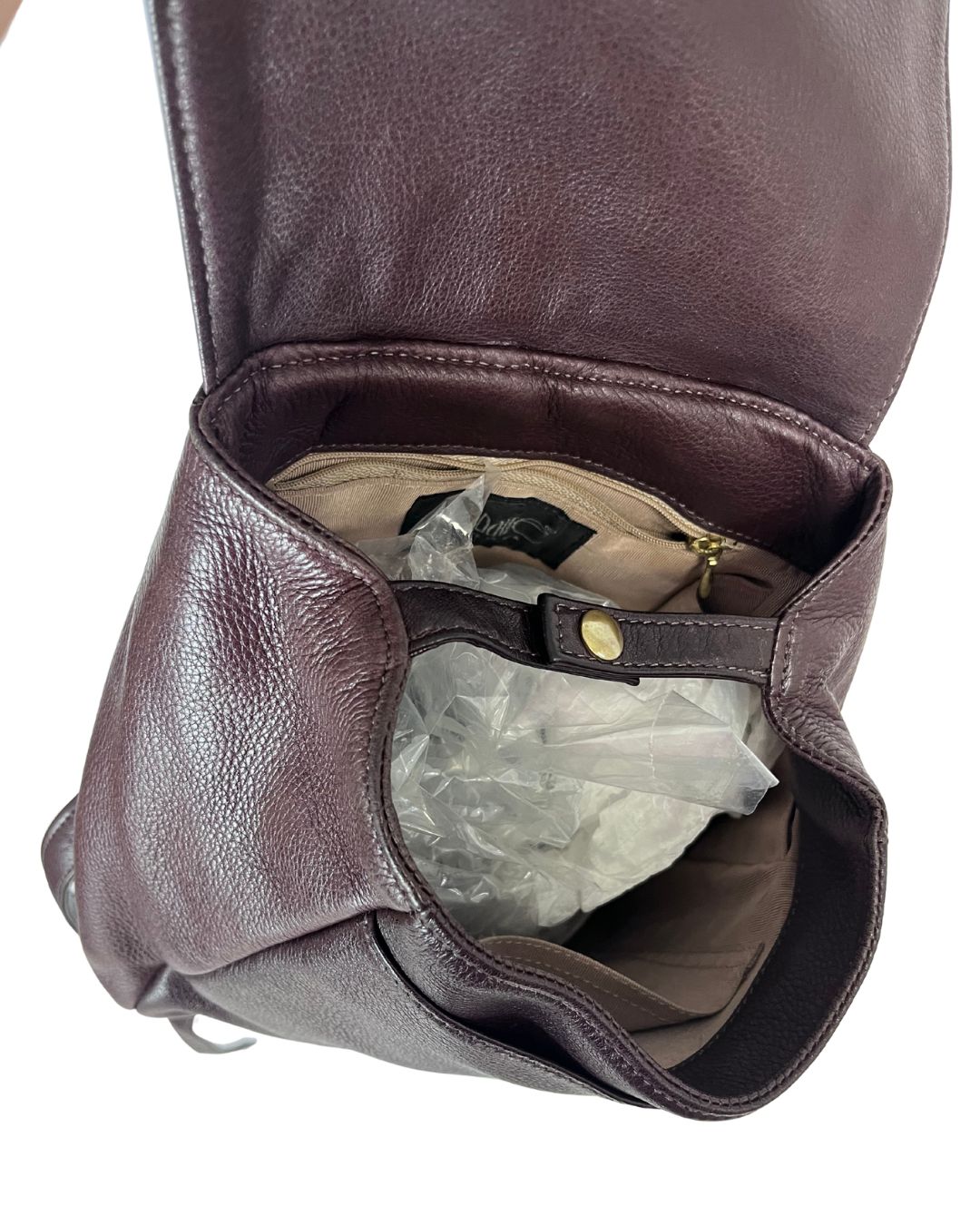 LIBAIRE Brown Leather Backpack