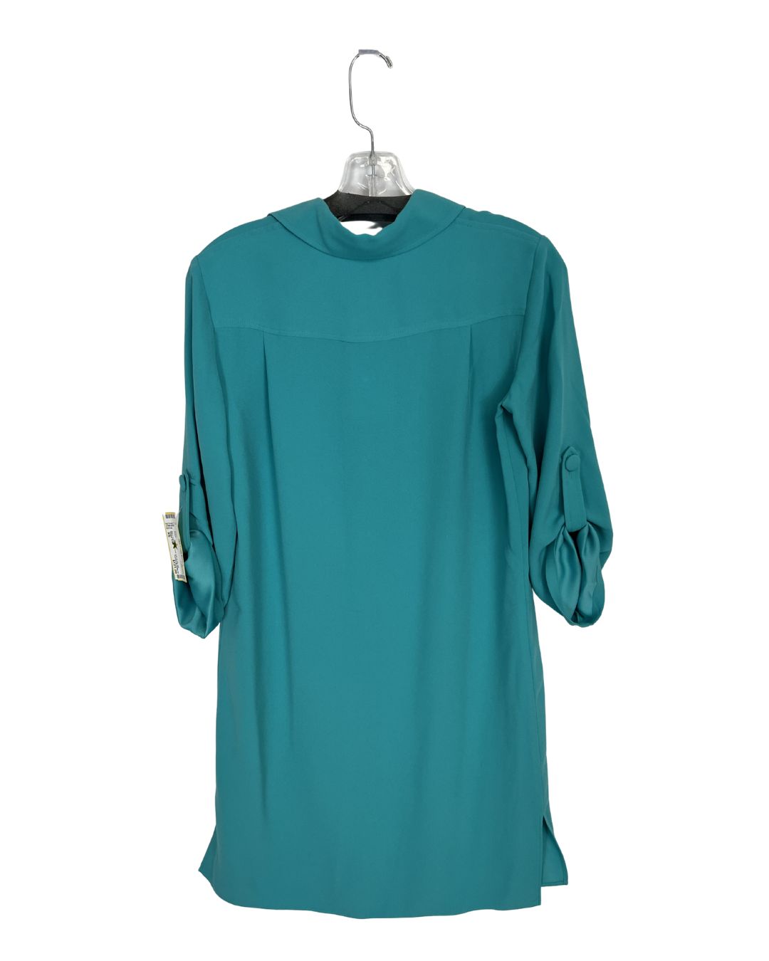 TRINA TURK Turquoise Portrait Shirtdress (Size XS)
