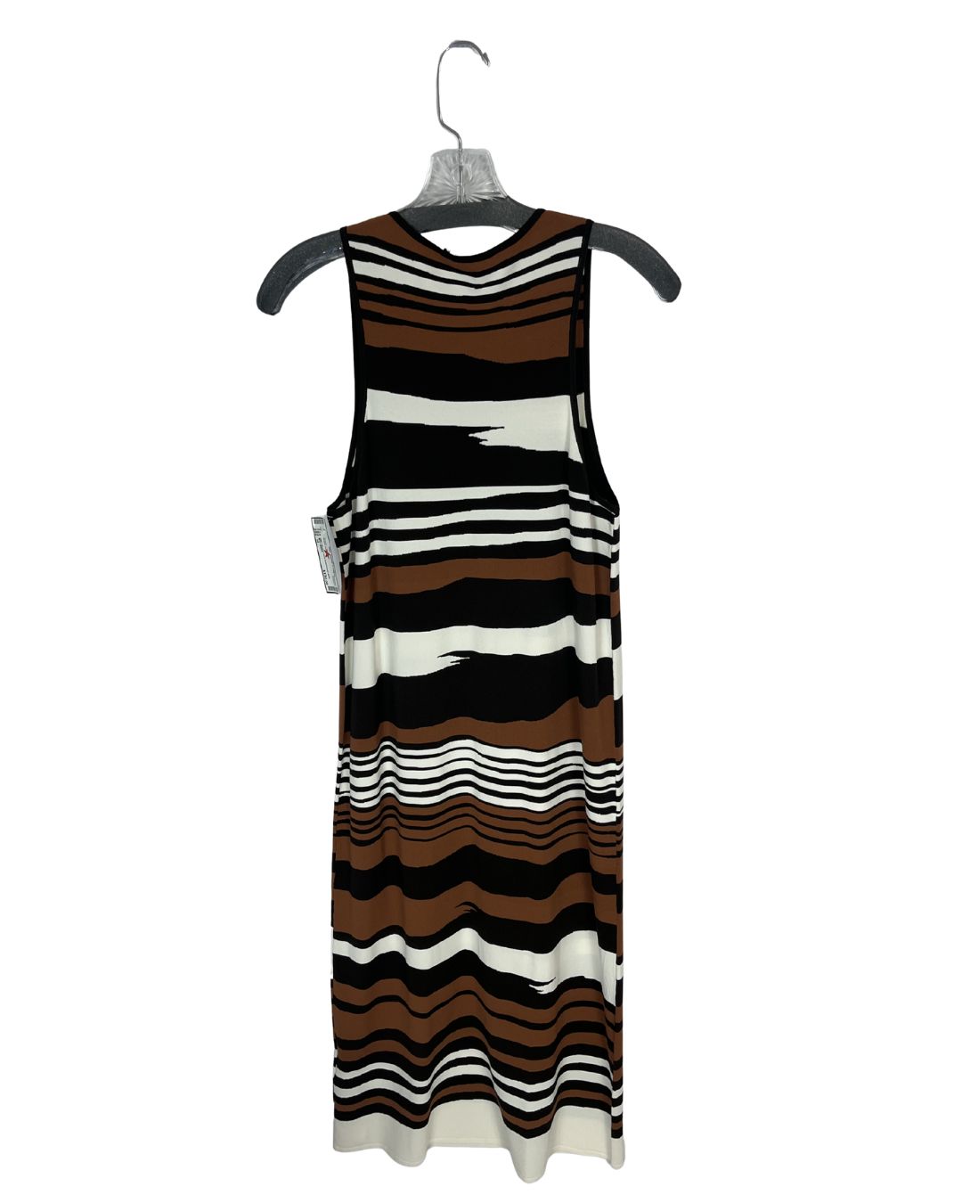 MAX MARA Ifrem Brown Striped Midi Dress (Size M)
