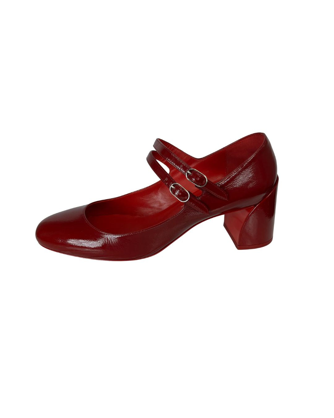 CHRISTIAN LOUBOUTIN Miss Jane Patent Leather Pumps