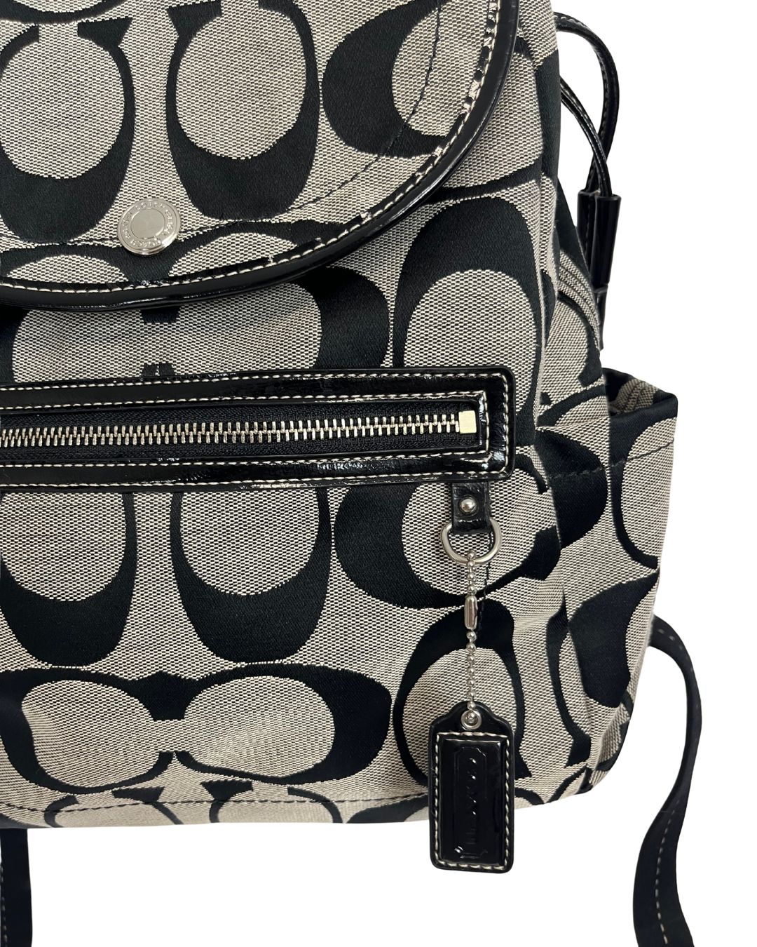 COACH Signature Canvas Backpack