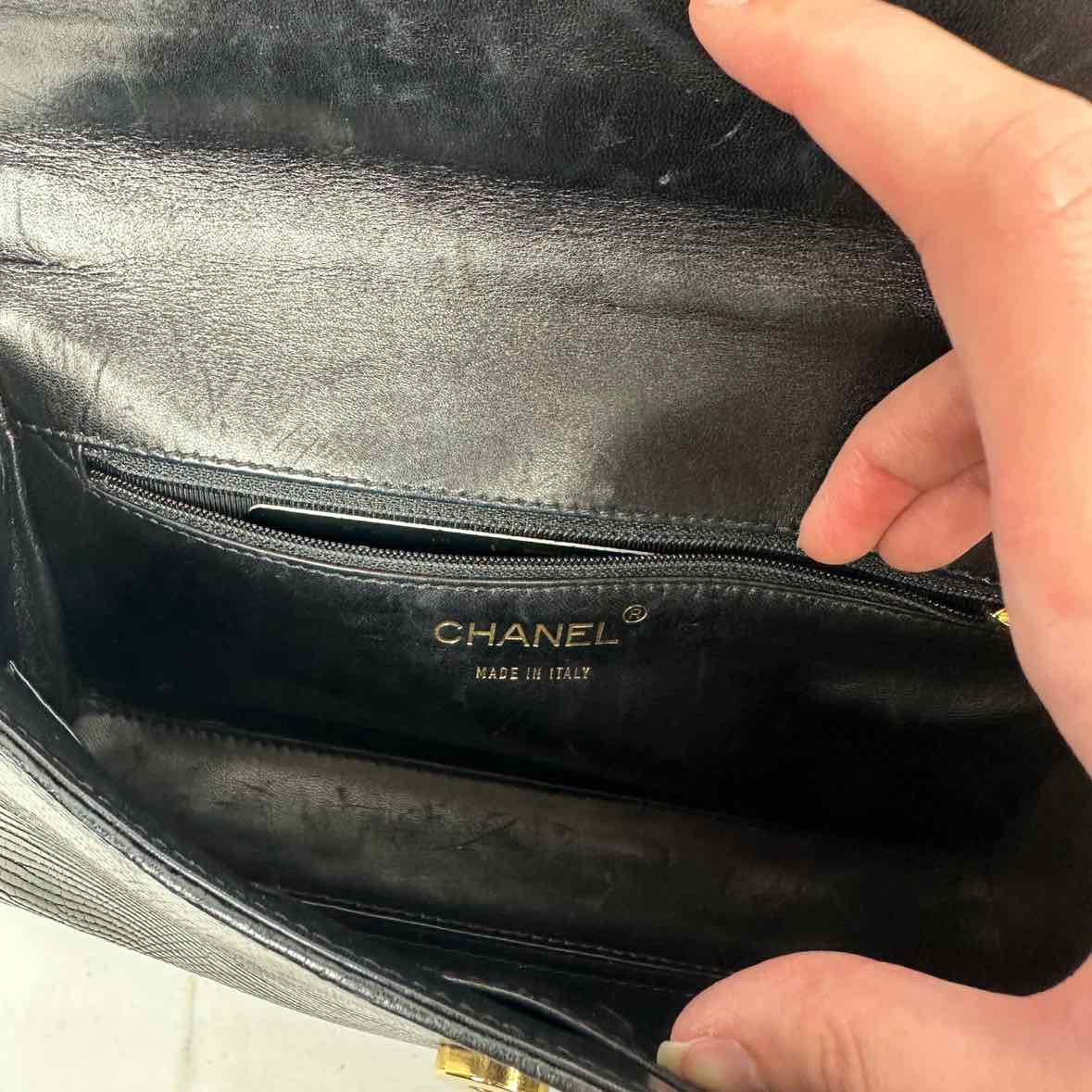 CHANEL Lizard Mini Flap