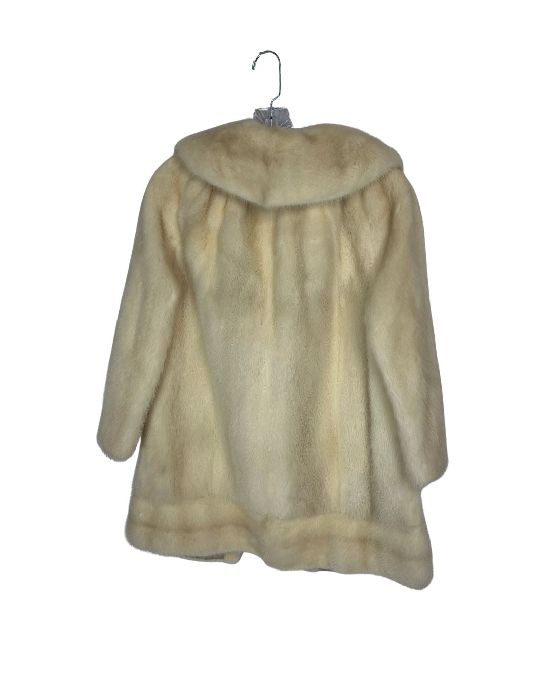 LITMAN'S Vintage White Fox Fur Coat