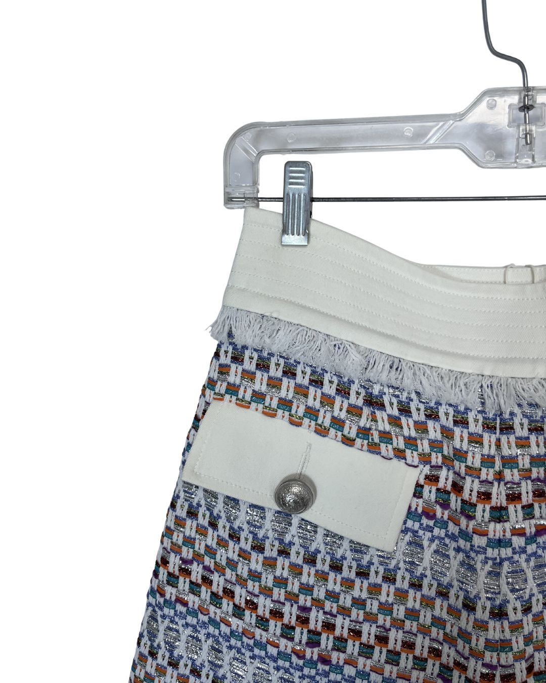 RAMY BROOK Tweed Multi-Color Shorts (Size 6)