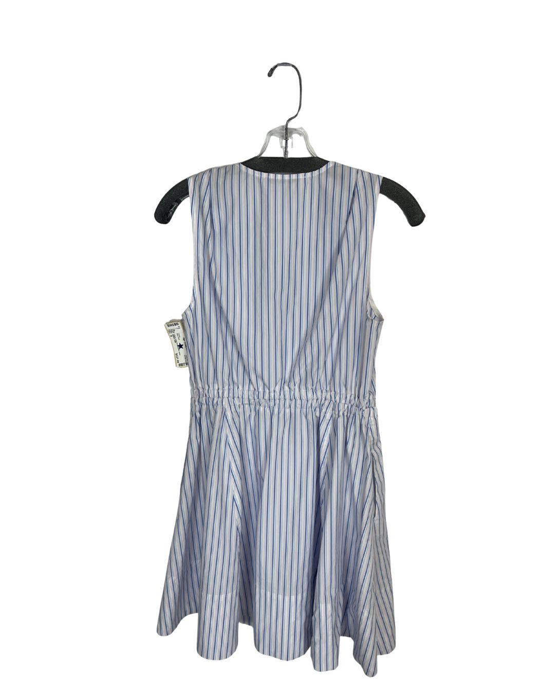 DEREK LAM Blue & Pink V Neck Dress (Size 4)