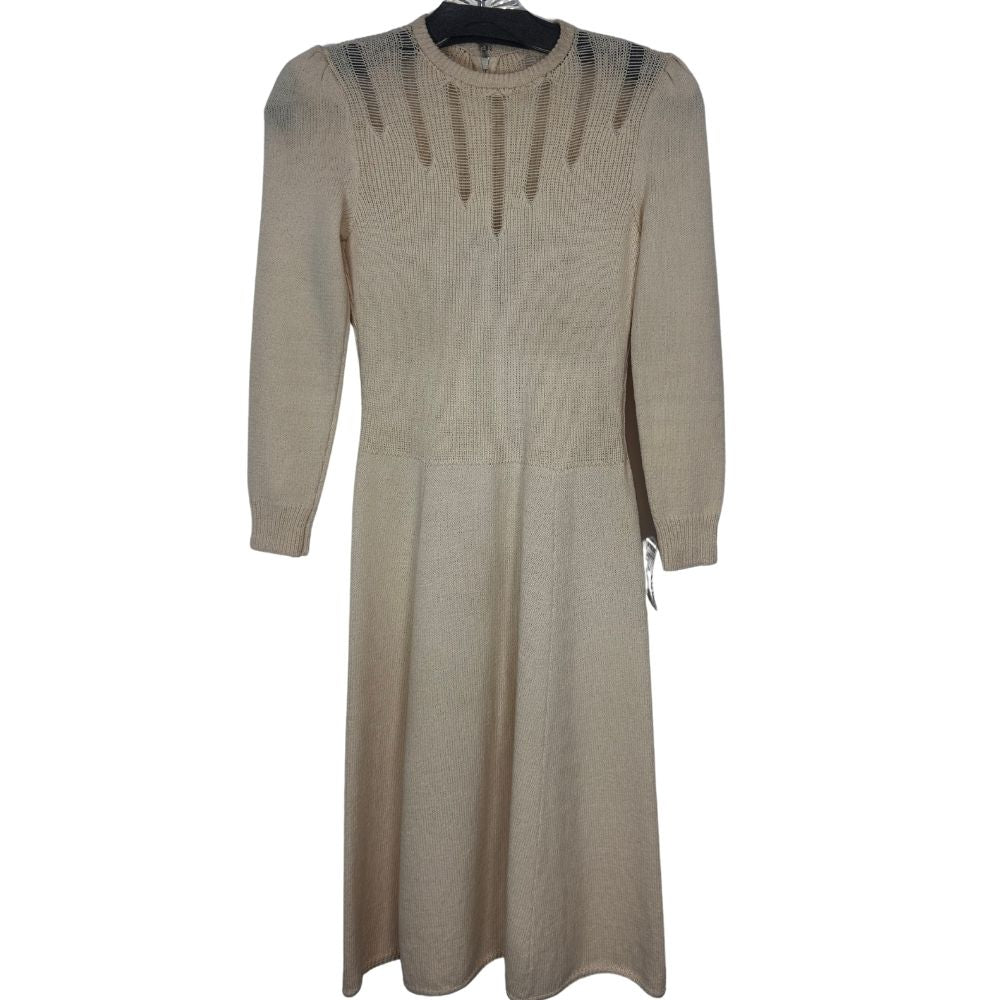 ST JOHN Size XS Cream Dress