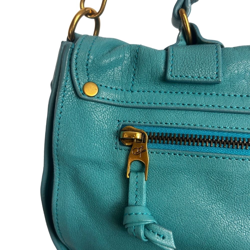 Turquoise Leather Proenza Schouler Purse
