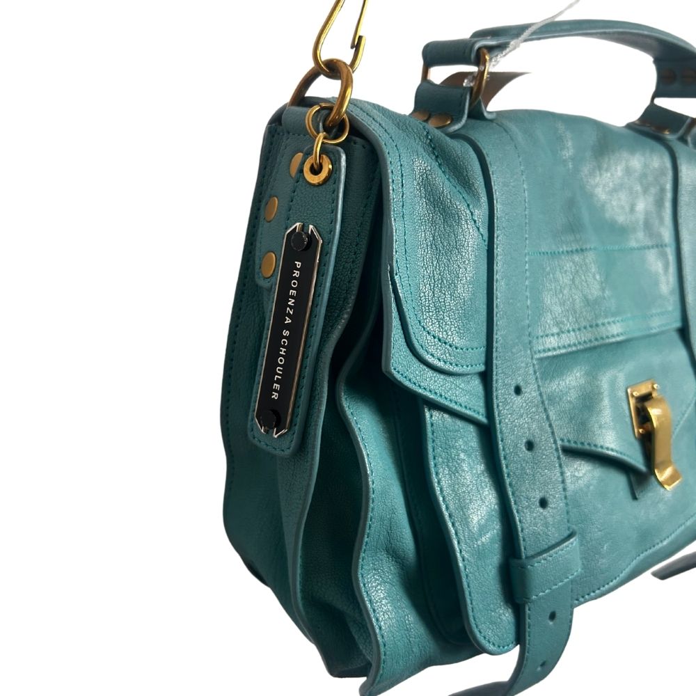 Turquoise Leather Proenza Schouler Purse