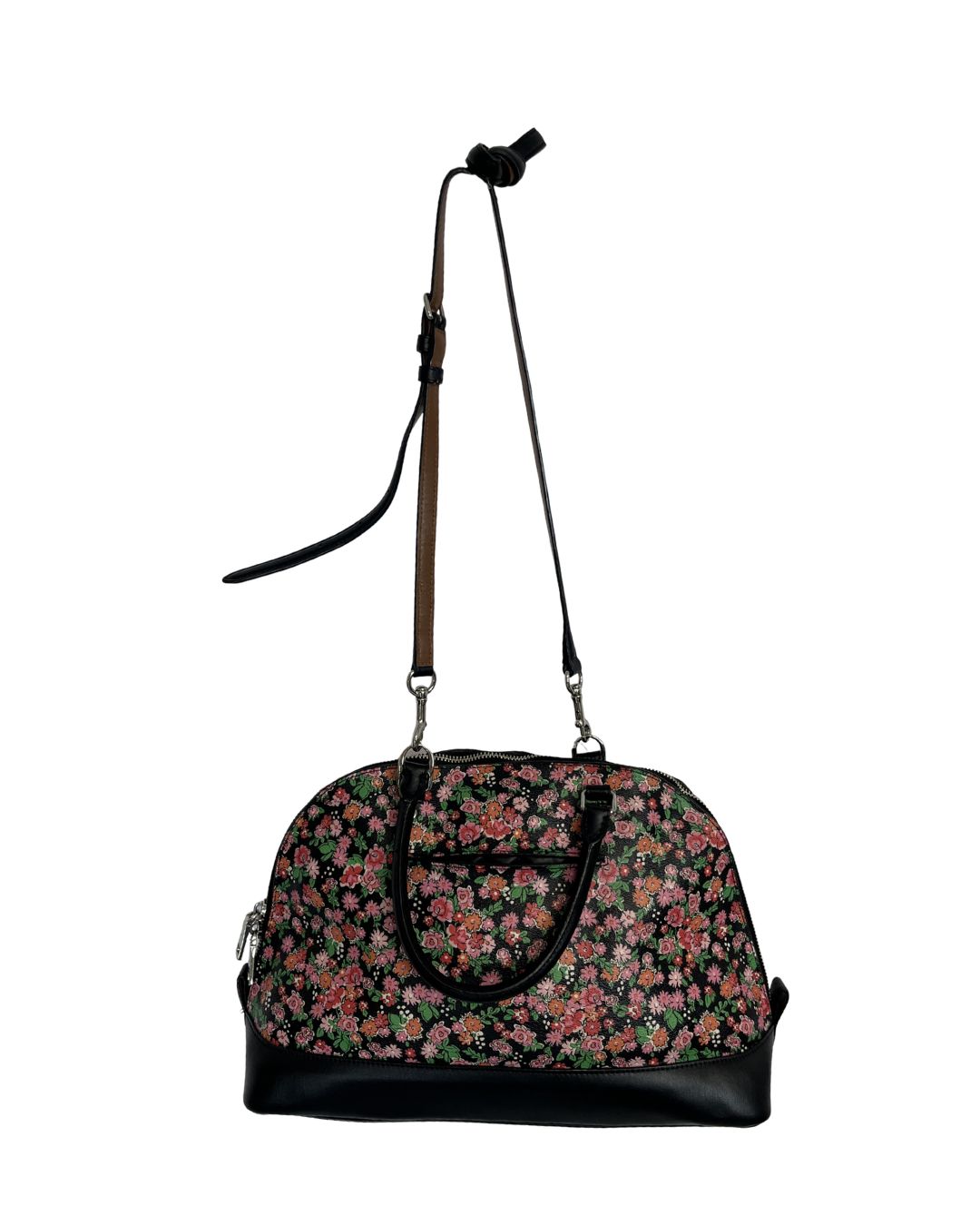 COACH Sierra Posey Cluster Floral Print Satchel Handbag Purse