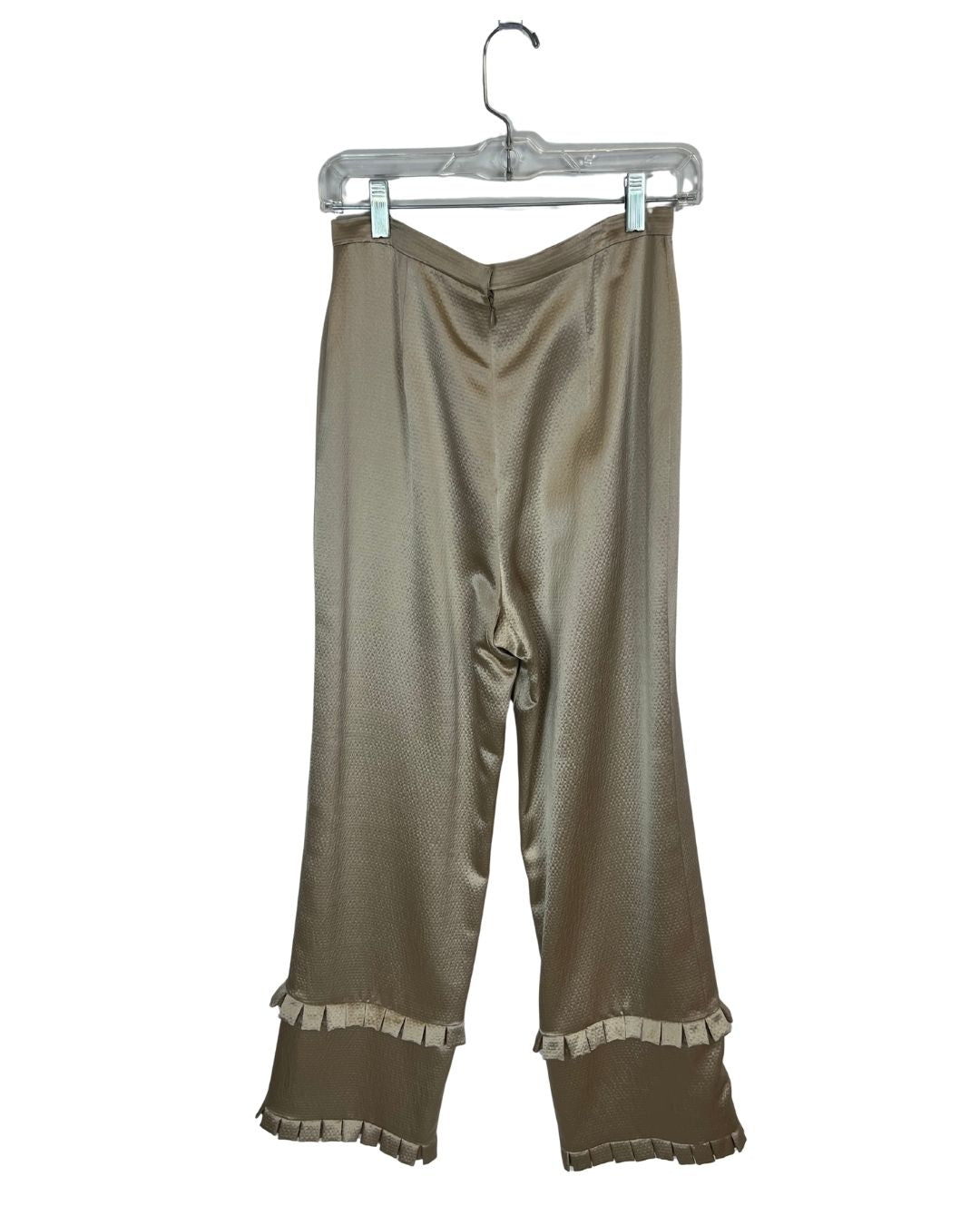 AURORA 3-Piece Gold Jacket/Tank/Capris Set (Size S)