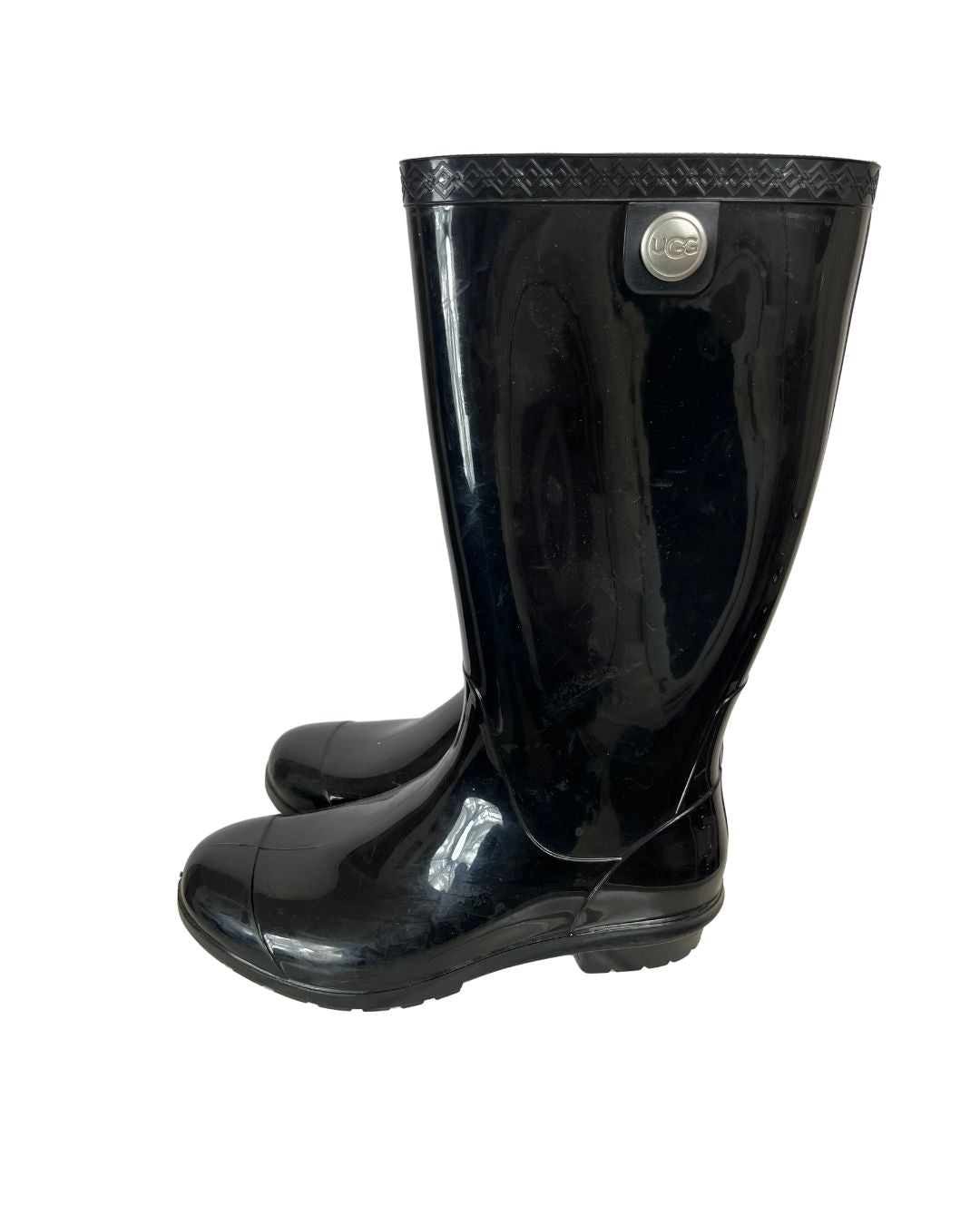 UGG Shaye Black Rain Boots (US 6.5)