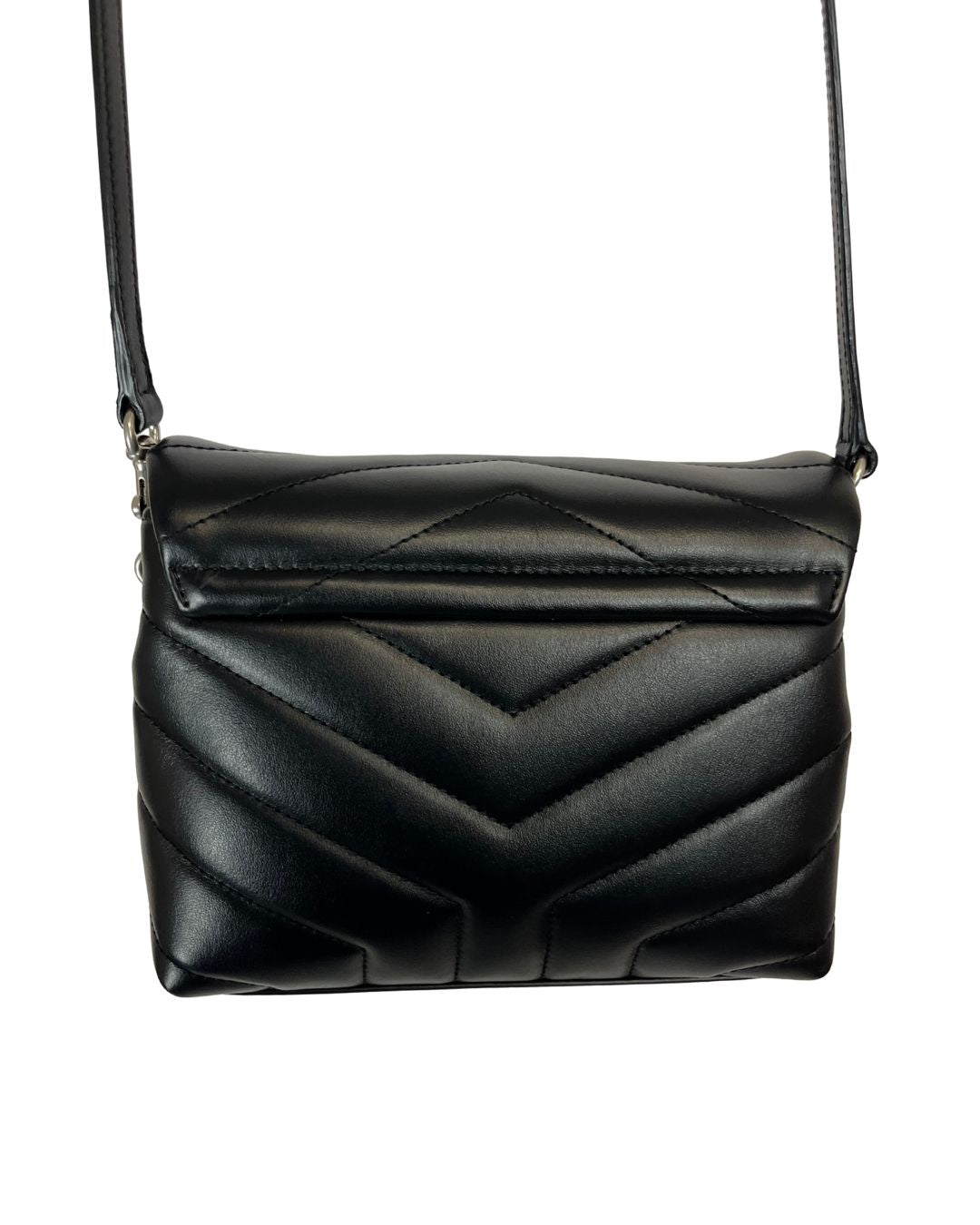 YSL Toy Loulou Black Crossbody Leather Bag