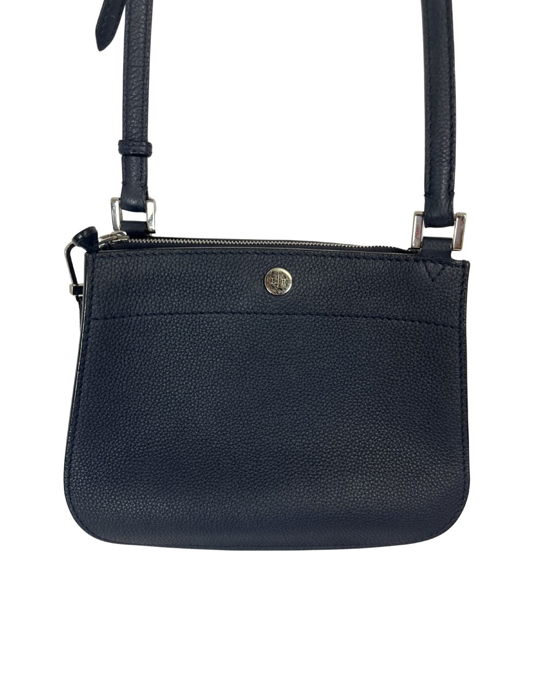 【極美品】Loro Piana ミルキーウェイ ピッコラ ネイビー シボ革 LORO PIANA Milky Way Odessa Navy Blue Shoulder Bag – High Society