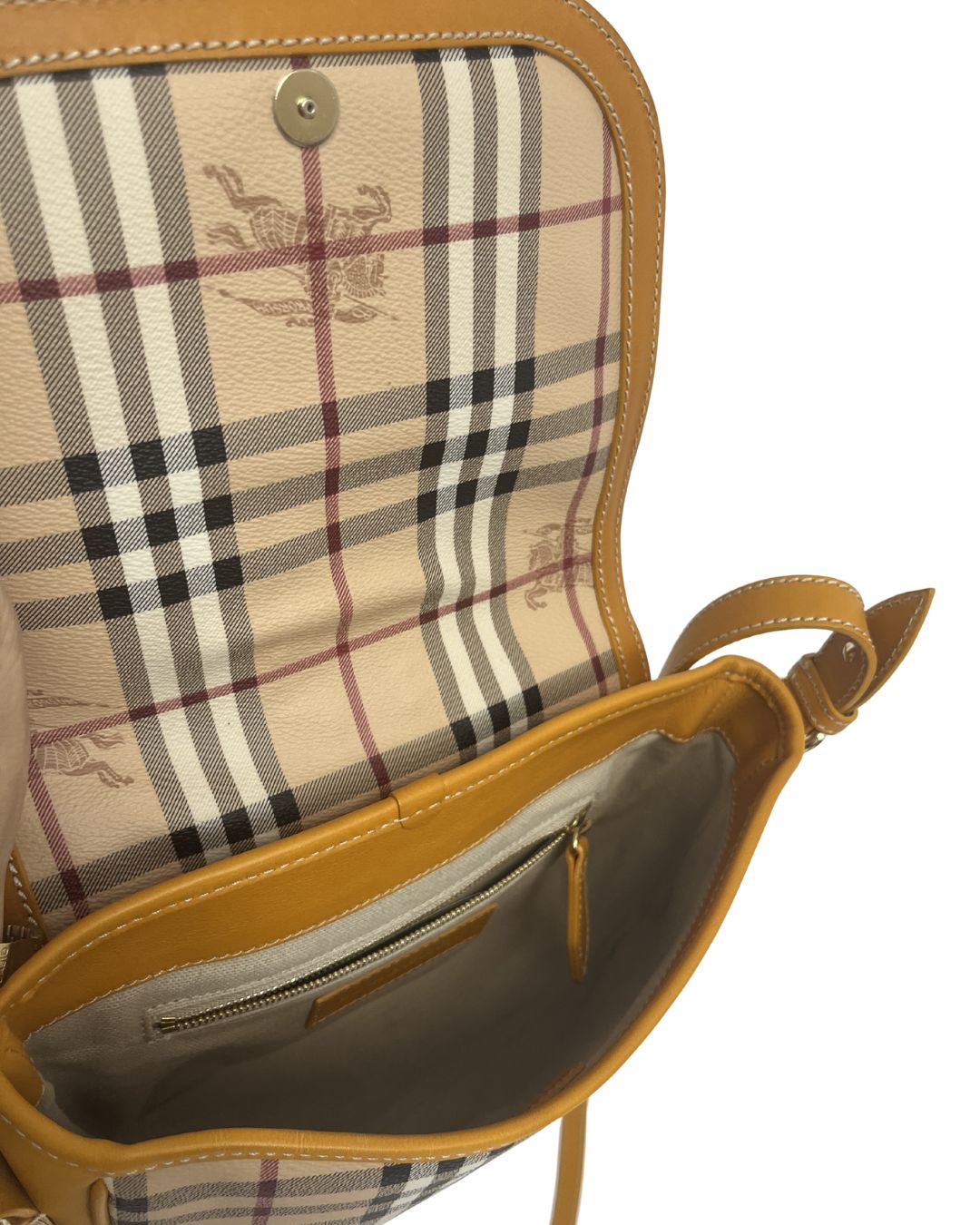 BURBERRY Haymarket Check Crossbody Bag