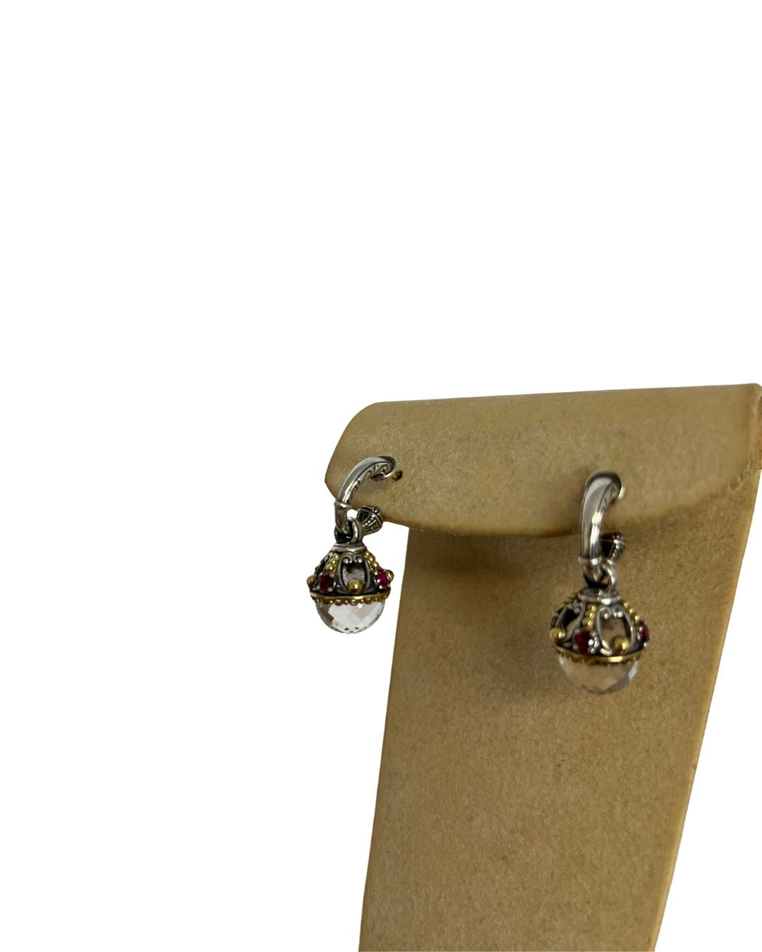 KONSTANTINO Pythia Crystal Drop Earrings