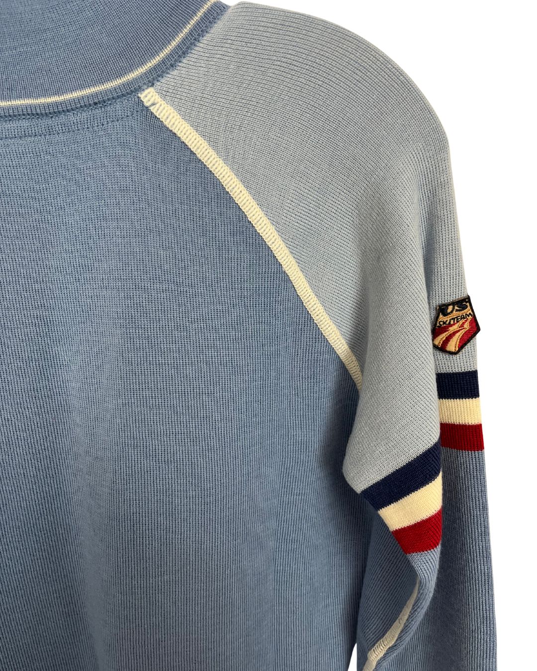 DALE OF NORWAY Vintage Blue Wool Sweater (Size S)