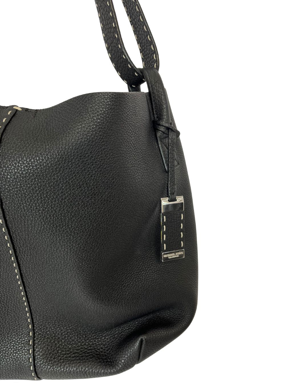 MICHAEL KORS Rogers Slouchy Black Leather Hobo Bag