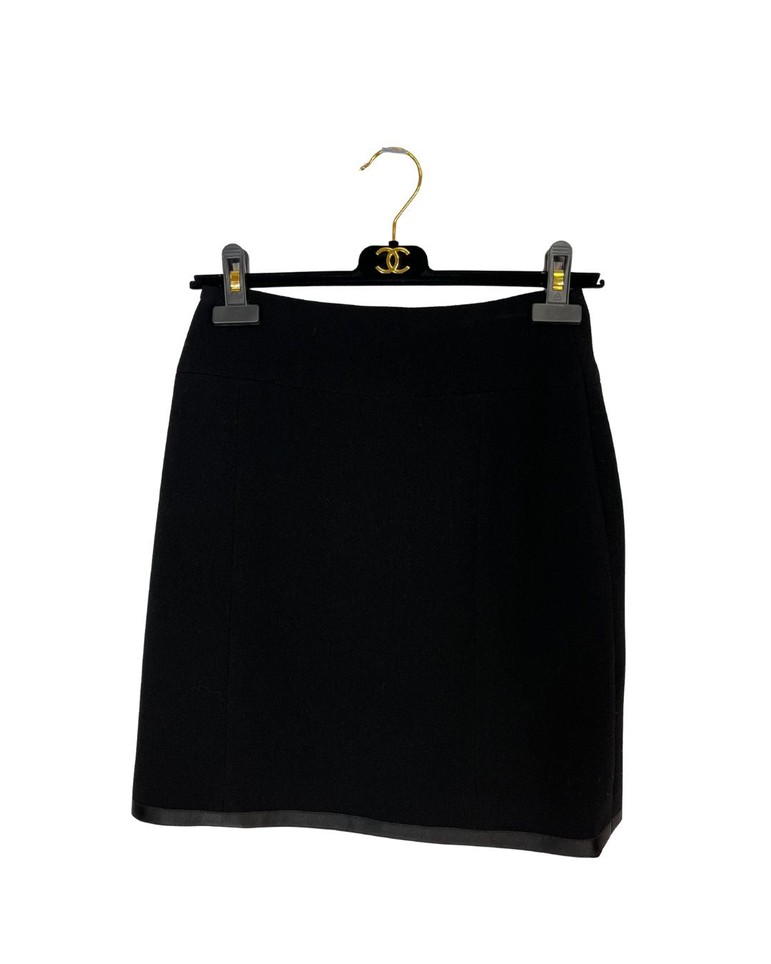 CHANEL Vintage Black Blazer & Skirt Set (Size S)