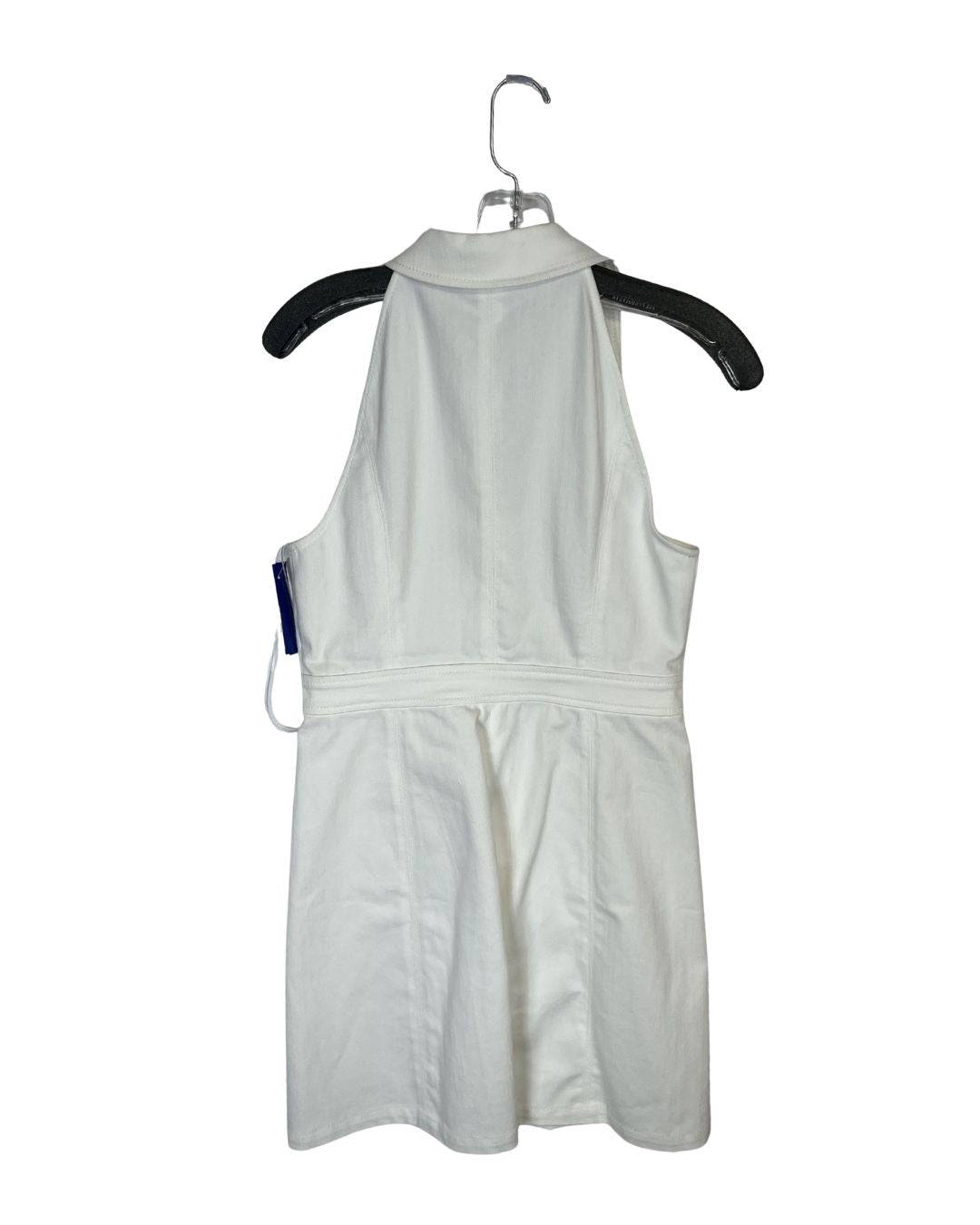 CINQ A SEPT Lilian White Button Down Mini Dress (Size 4)