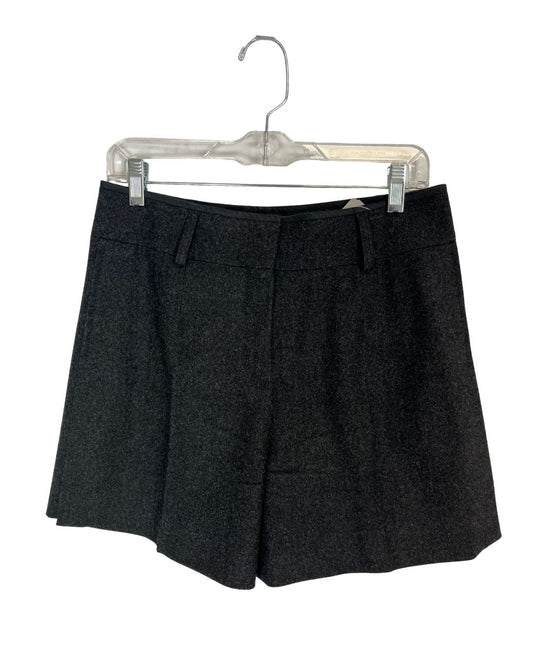 CELINE Wool Flannel Black Charcoal Shorts (Size S)