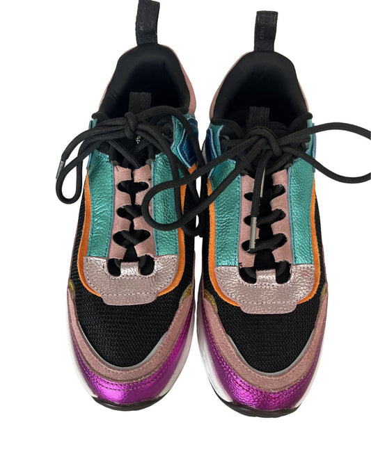 KURT GEIGER London Kensington Multi-Color Metallic Sneakers (Size 8)