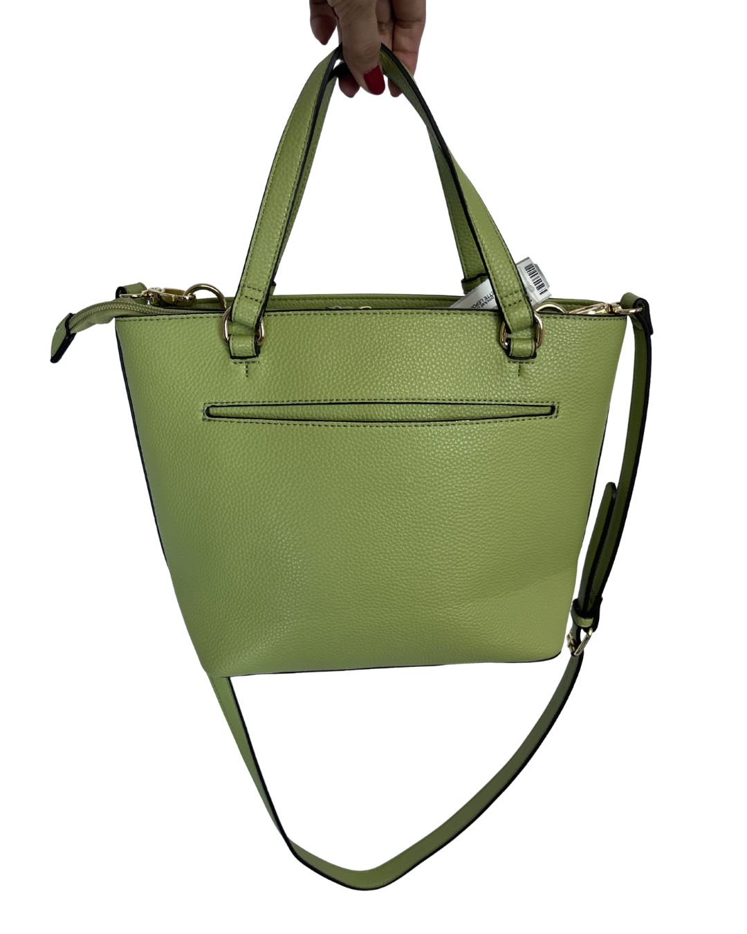NANETTE LEPORE Green Pebbled Leather Handbag