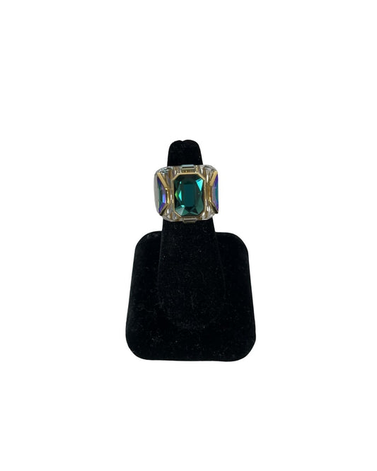 SWAROVSKI Chroma Emerald Green Cocktail Ring