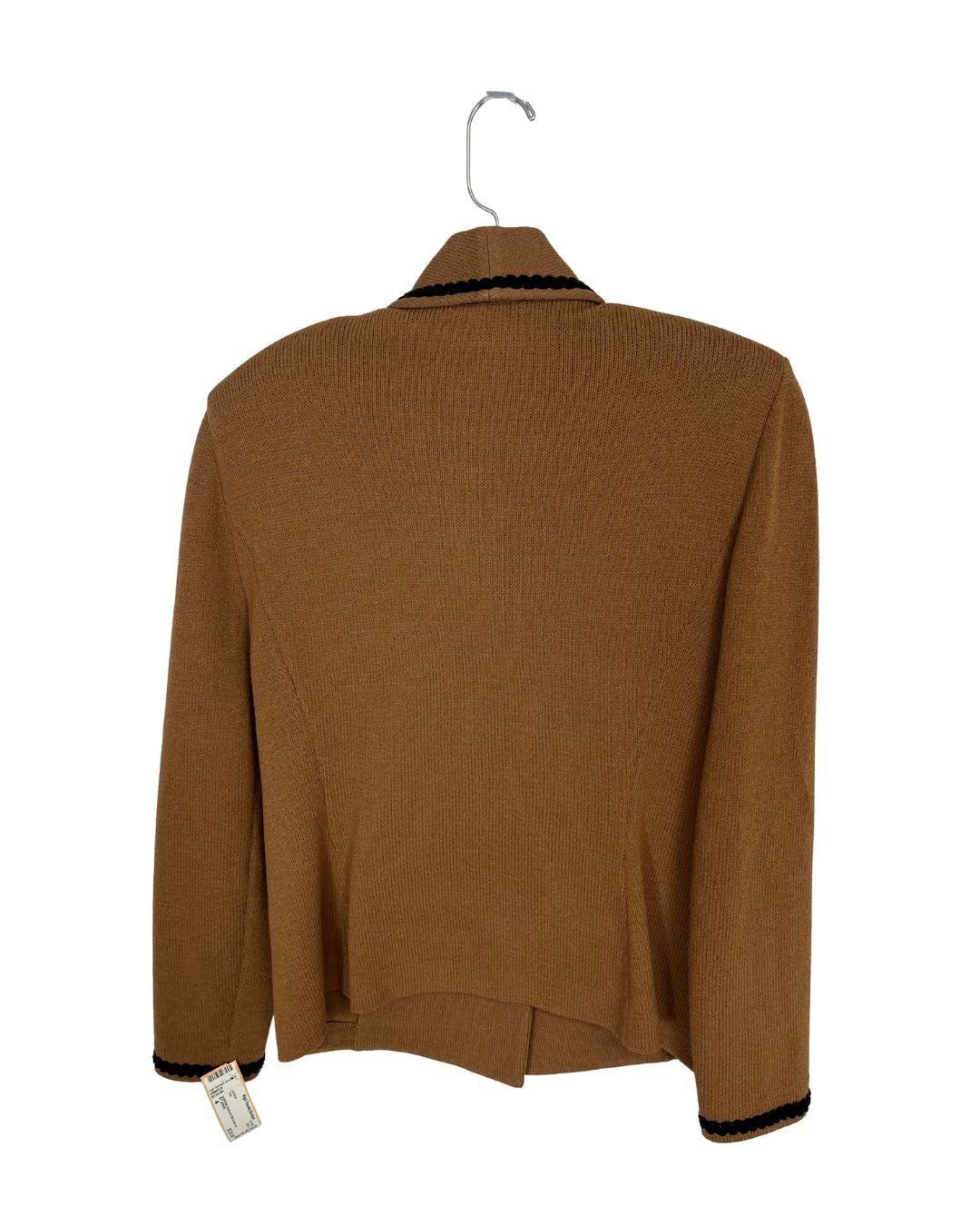 ST. JOHN Tan Knit Blazer/Jacket (Size 4)