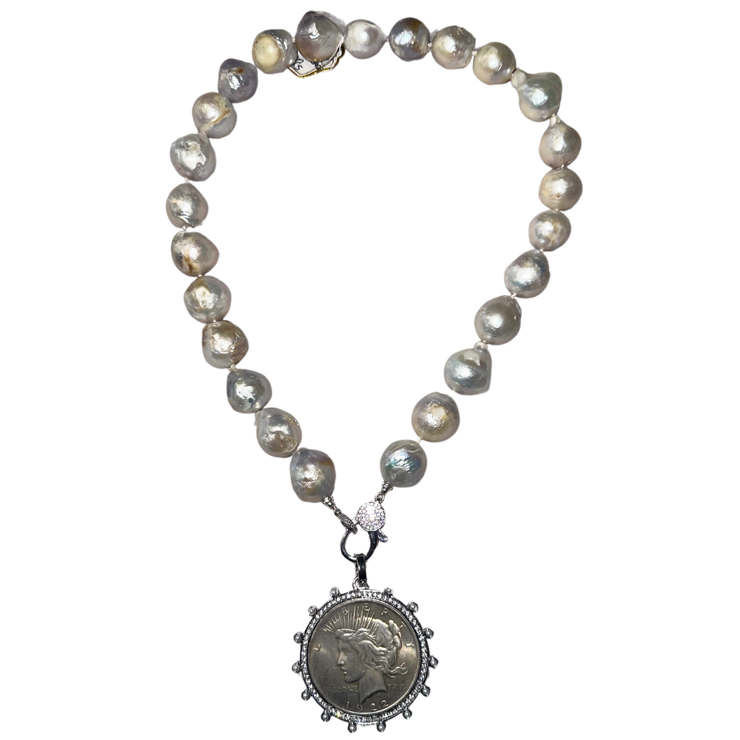 PEARLGURL Coin Necklace