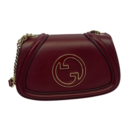 GUCCI Rosso Ancora Red Leather Bag