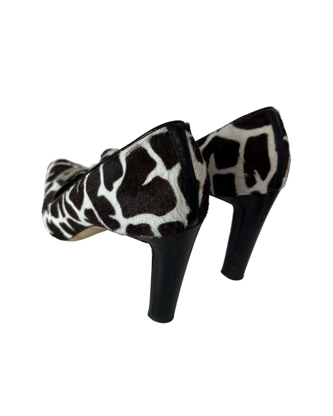 MANOLO BLAHNIK Astocha Pony Animal Print Pumps (Size 10)