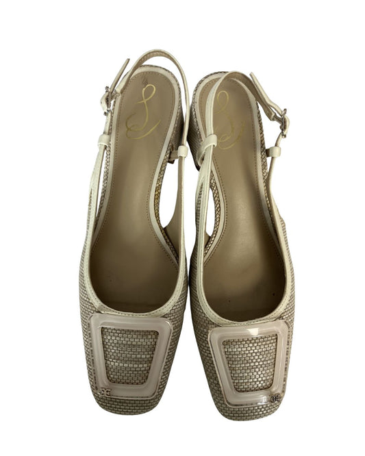 SAM EDELMAN Tracie Tan Slingback Pumps (Size 9.5)