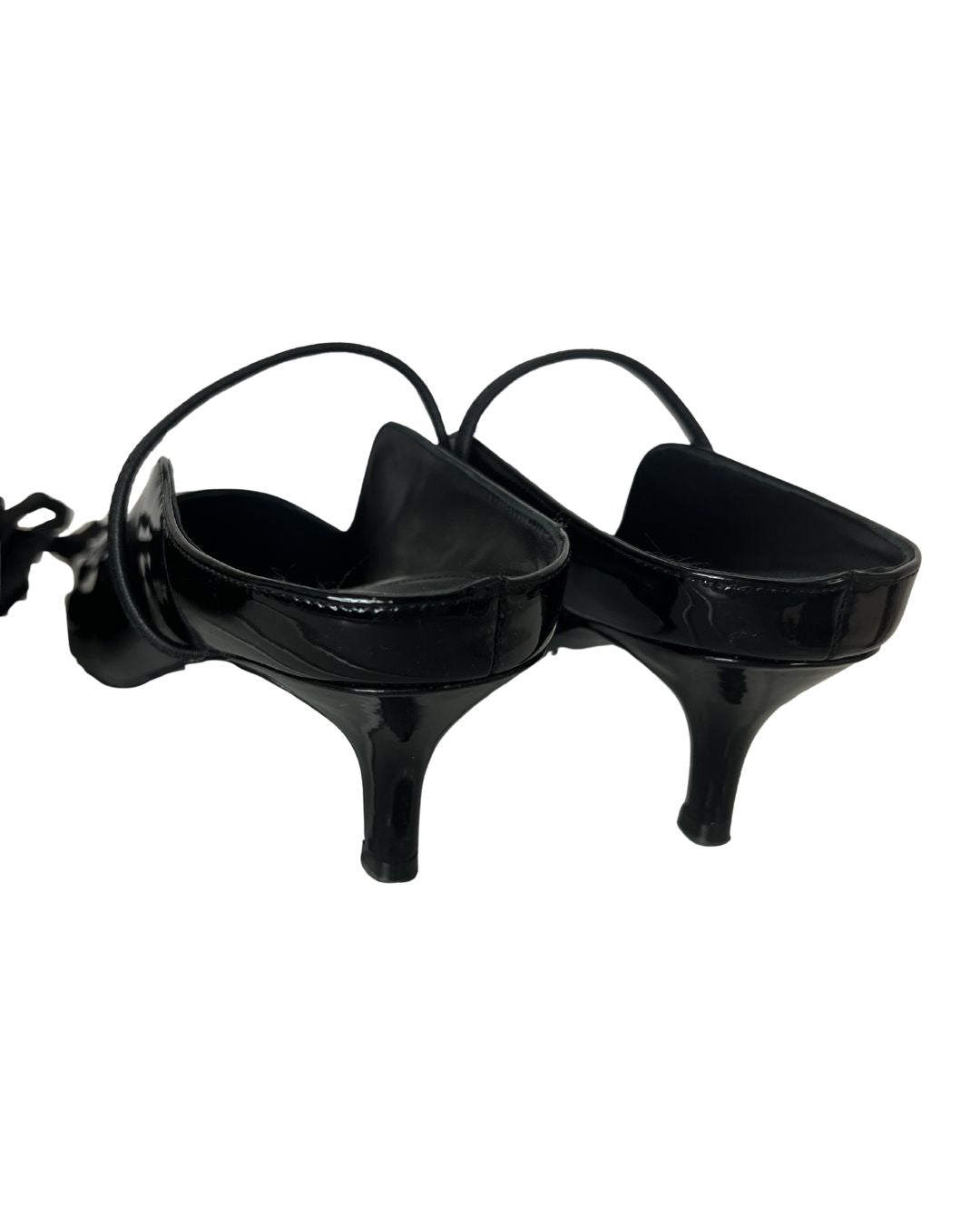 SIGERSON MORRISON Black Leather Heels (Size 6)