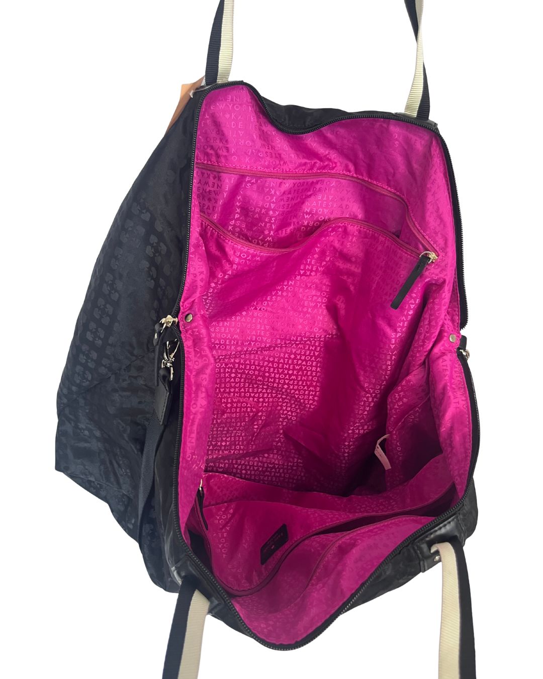 KATE SPADE Black Packable Duffle Bag