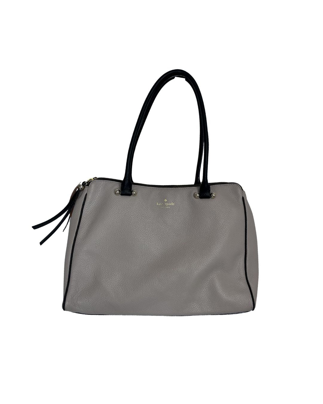 KATE SPADE Charles Street Kensington Taupe Leather Tote Bag
