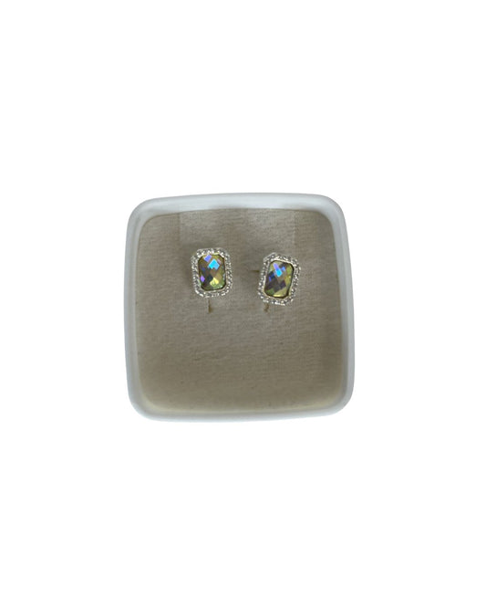 SWAROVSKI Iridescent Crystal Stud Earrings