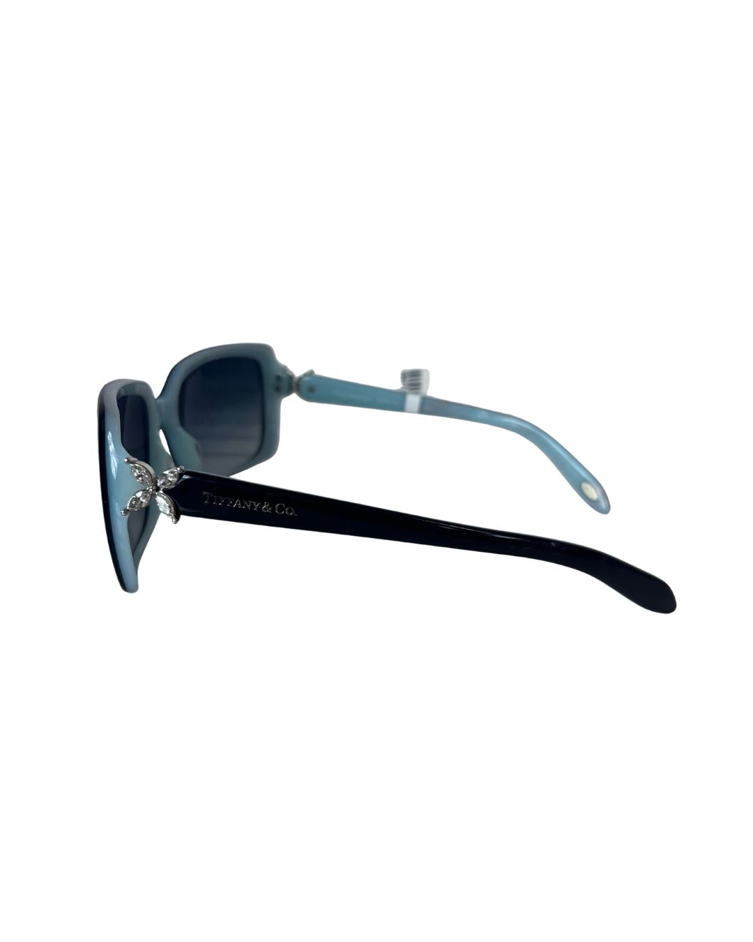 TIFFANY & CO. TF4047B Crystal Rectangle Sunglasses